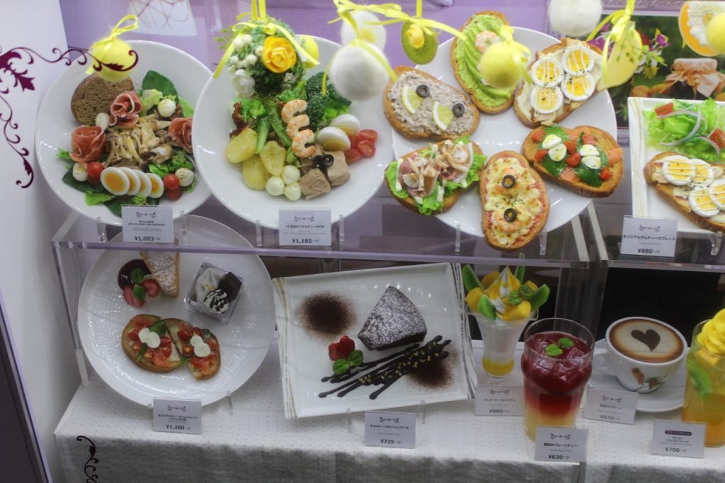 Plastic food in Japan