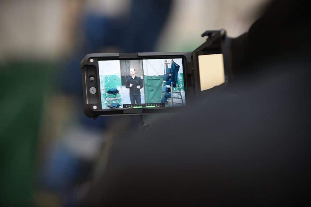 Filming pilots for Denimhunters Academy course