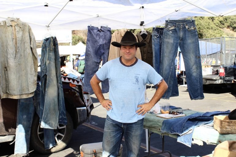 Brit Eaton at the Rose Bowl flea market