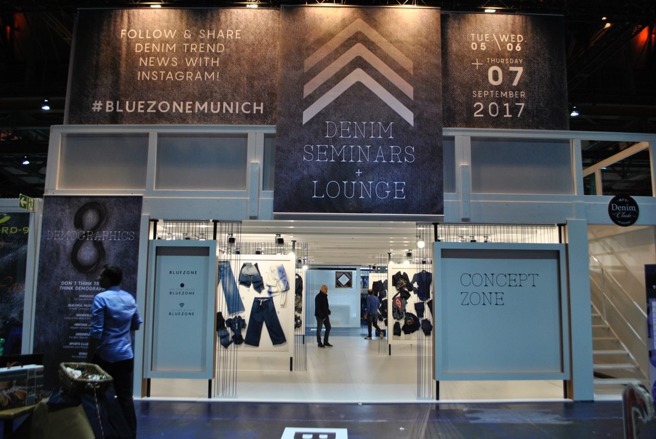 Bluezone, Munich Fabric Start, Denimhunters, denim, raw denim, selvedge denim, staff training, how to sell jeans, Thomas Stege Bojer Munich Fabric Start Bluezone September 2017 Concept Zone