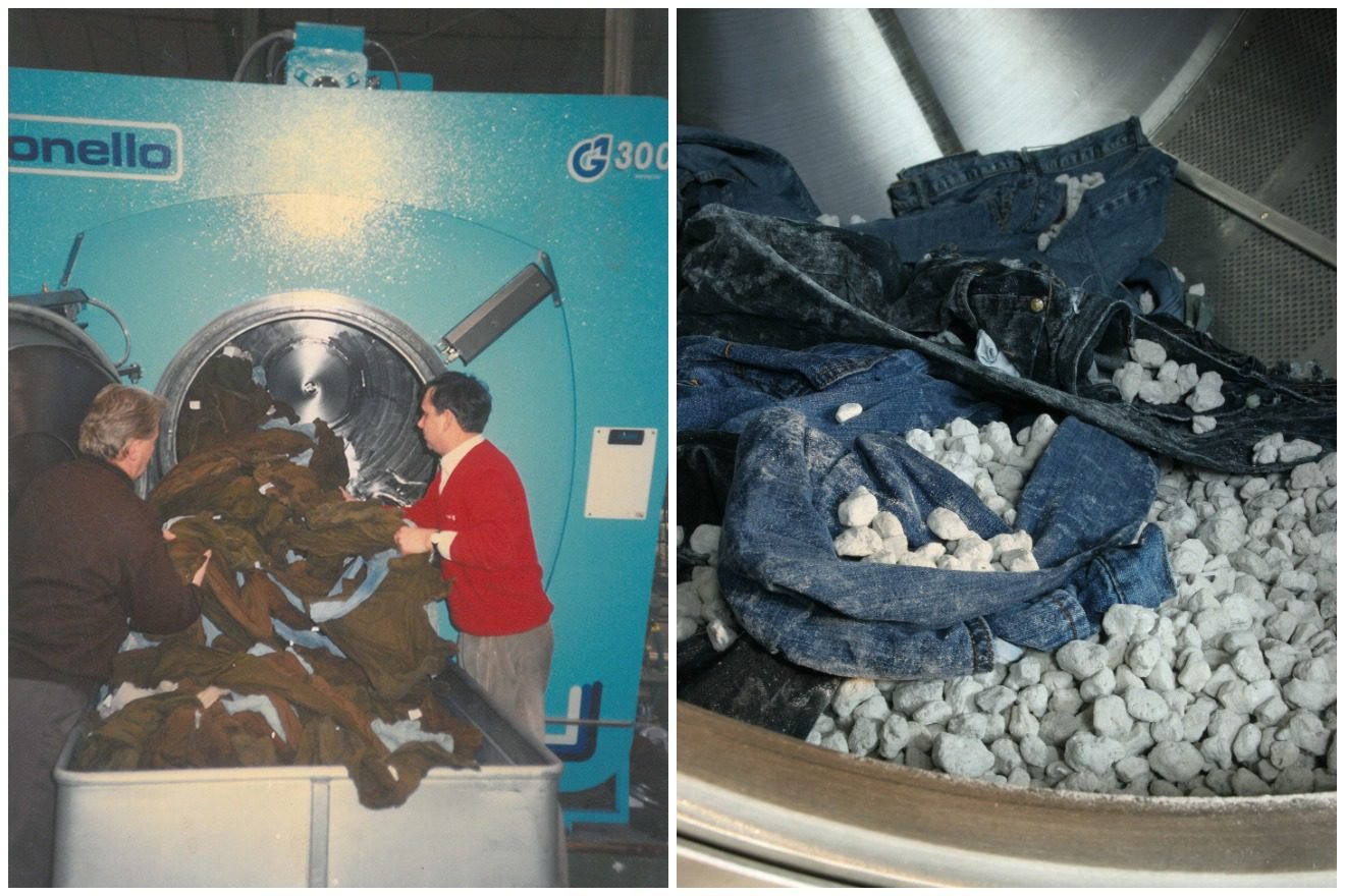 Tonello G1 300 stonewashing pre-washed jeans