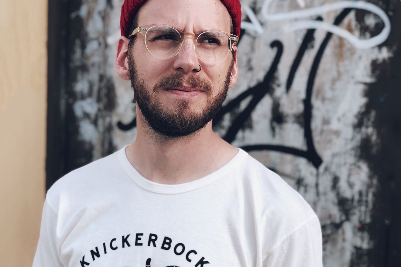 Blue Blooded, interview, Denimhunters, thedenimjournal, red beanie, Knickerbocker