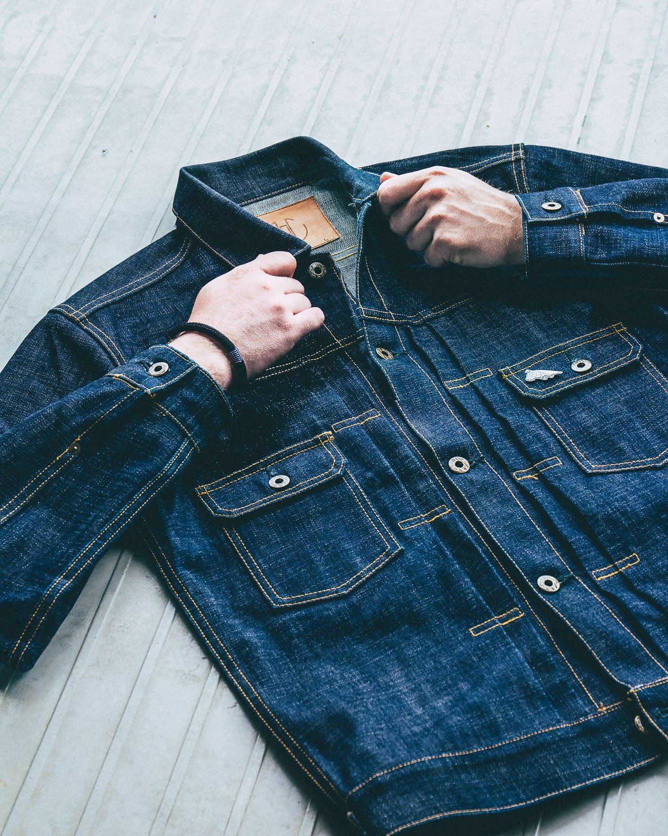 Denimhunters, Blue Blooded Instagrammer, koenkuik, raw denim, denim jacket, Photoshop