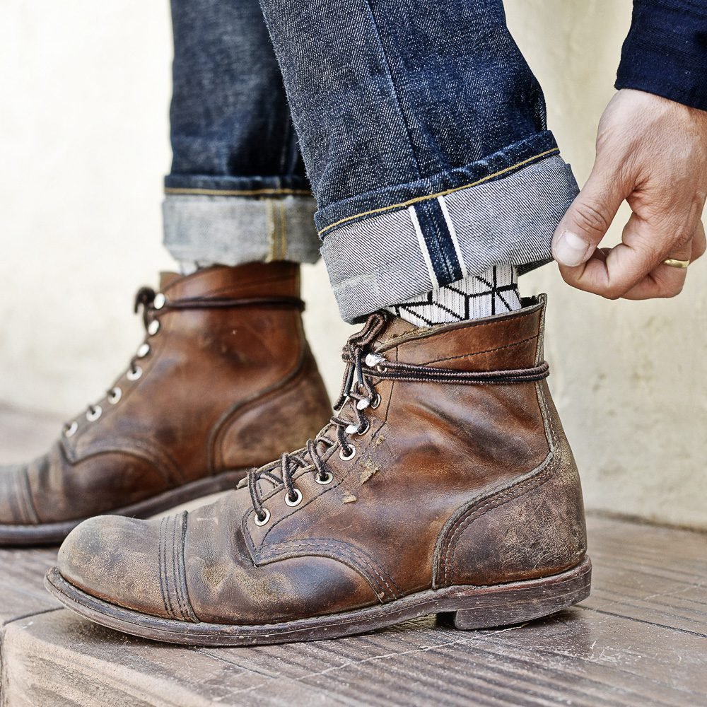 Denimhunters, Blue Blooded, Instagrammer, yonagrinberg, raw denim, Red Wing boots, selvedge denim, Tel Aviv,