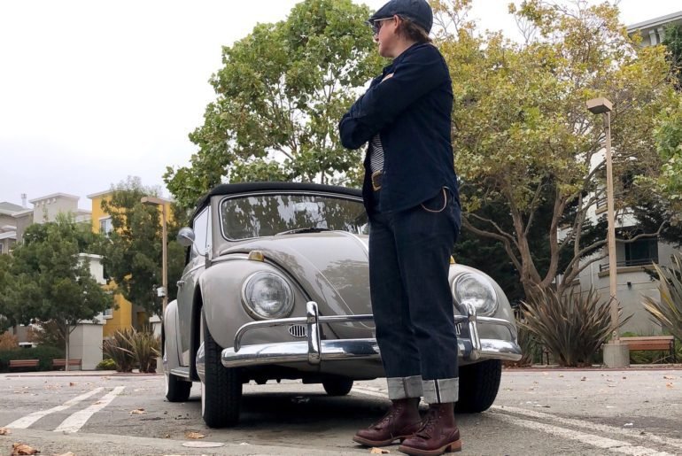 denimbitch, Blue Blooded, Instagrammer, Denimhunters, raw denim, Oakland