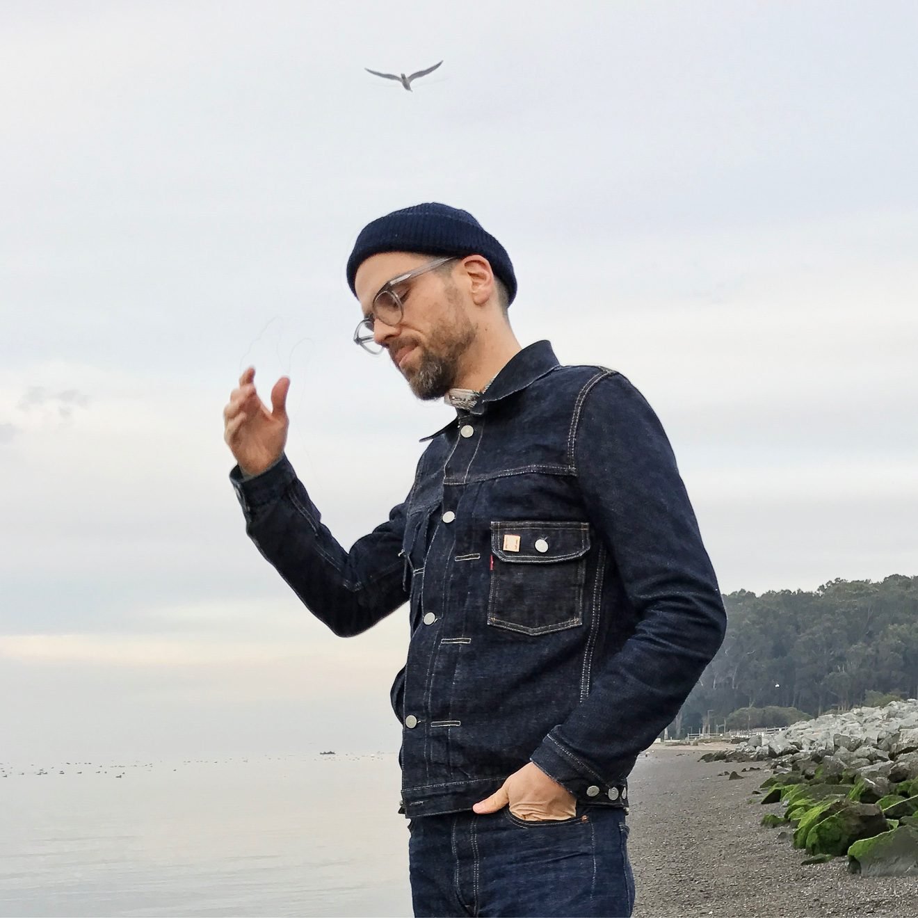 Blue Blooded, Instagrammer, sanforizedson, Denimhunters, raw denim, Bay Area, selvedge denim, Red Wing boots, Red Wing, Red Wings, Lineman, Type II, Type 2, denim jacket