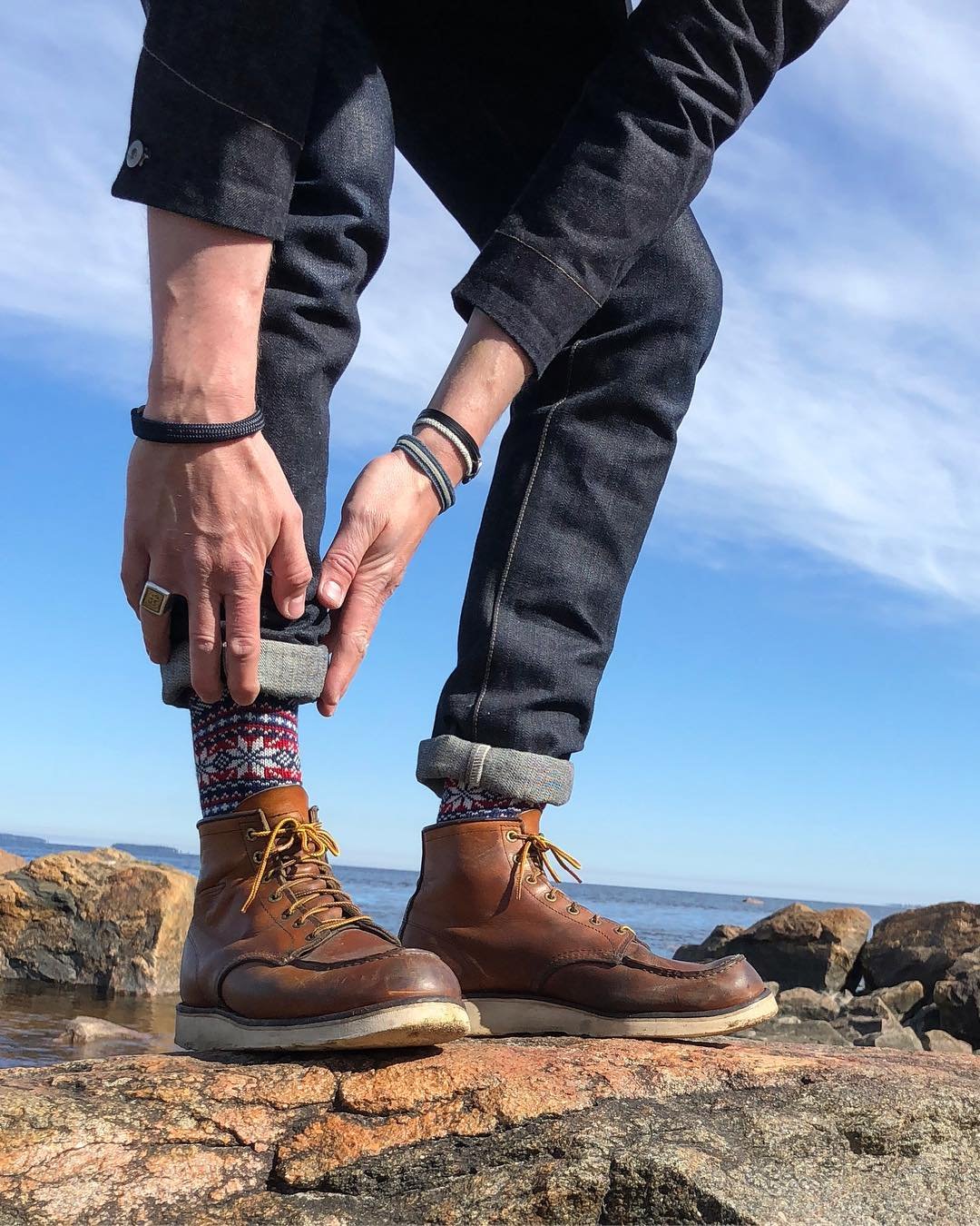 Denimhunters, Blue Blooded, Instagrammer, redrawdenim, Q&A, Sweden, Red Wings, raw denim, mocsandsocksmonday