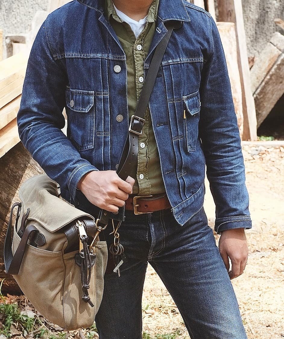 Blue Blooded Instagrammer, Denimhunters, sirjoms, Phillipines, raw denim, heavyweight denim, Iron Heart, Filson Original Briefcase