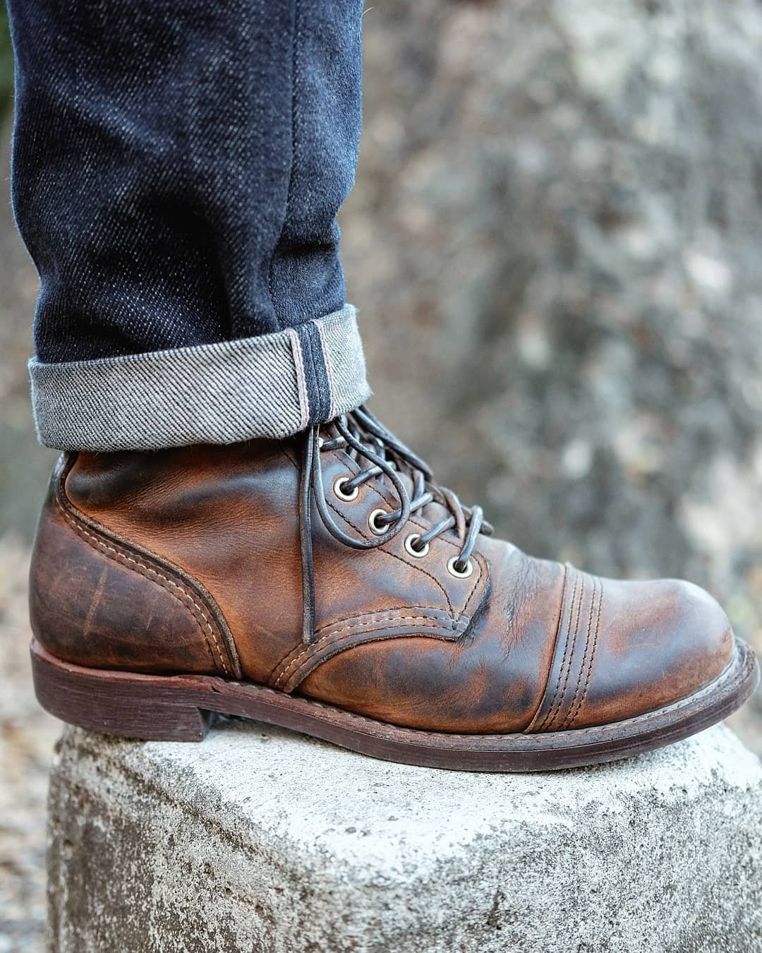 Blue Blooded Instagrammer, Denimhunters, sirjoms, Phillipines, raw denim, heavyweight denim, Iron Heart, Red Wing Heritage, 8085, Iron Ranger, copper rough and touch