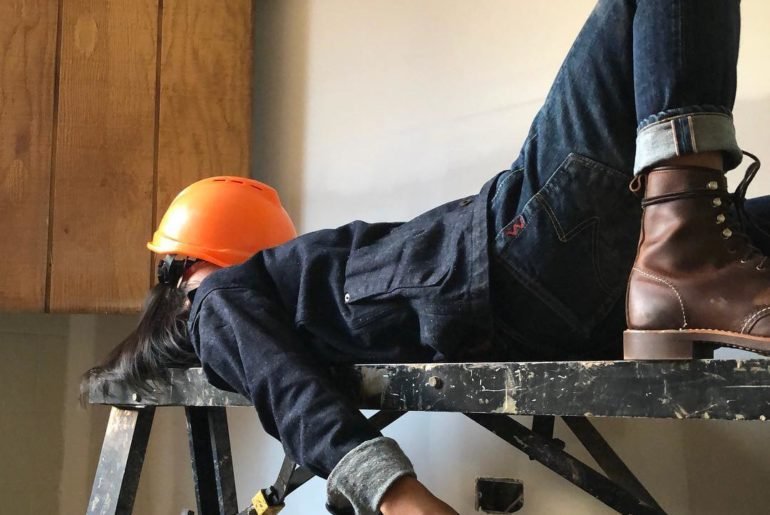 Blue Blooded, Instagrammer, roxrocks86, Denimhunters, Iron Heart, Red Wing womens, ultra heavy flannels