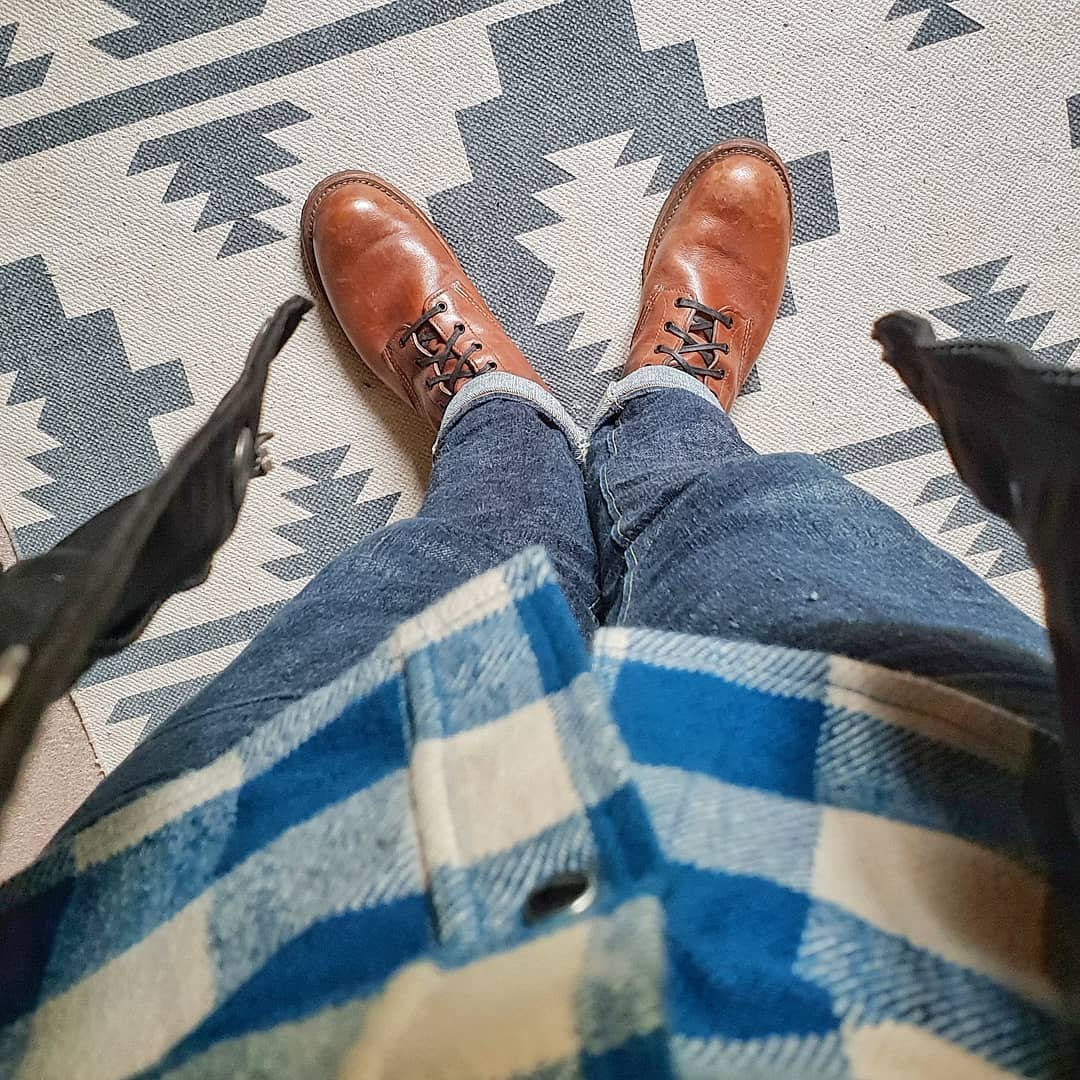 Blue Blooded, Instagrammer, Denimhunters, eddenim, Iron Heart, UHF, ultra heavy flannel, IHSH-101-BC