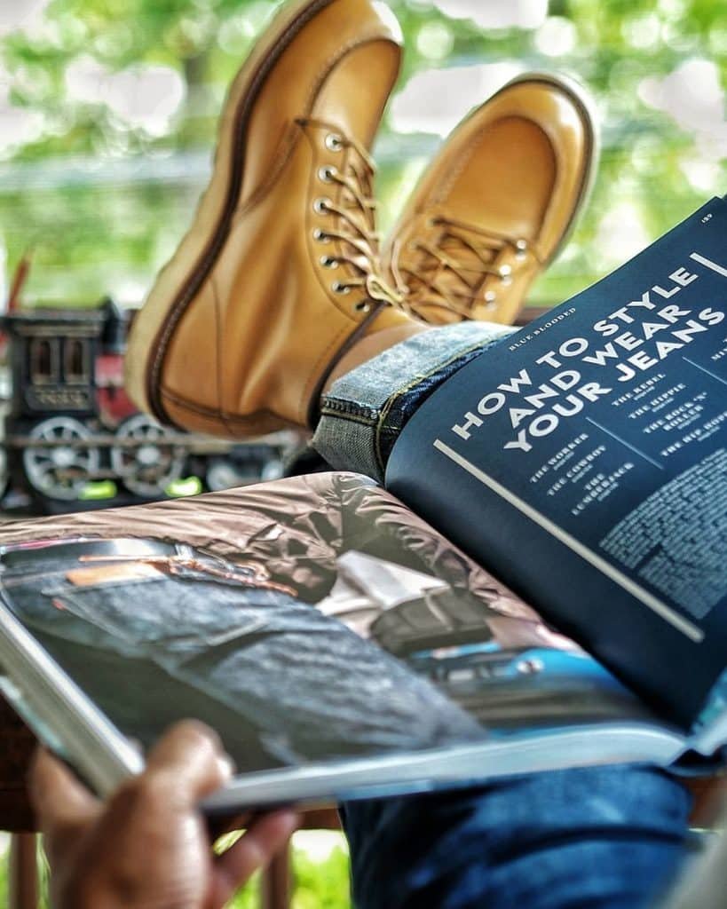 Blue Blooded, Instagrammer, paronly, Denimhunters, book, Red Wing, raw denim,