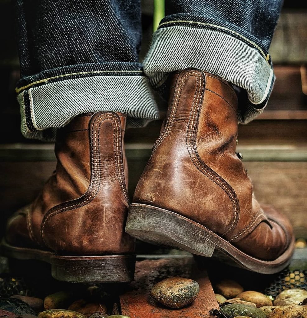 Blue Blooded, Instagrammer, paronly, Denimhunters, raw denim, Red Wing, 8111, Iron Ranger, Iron Heart, 21 oz.,