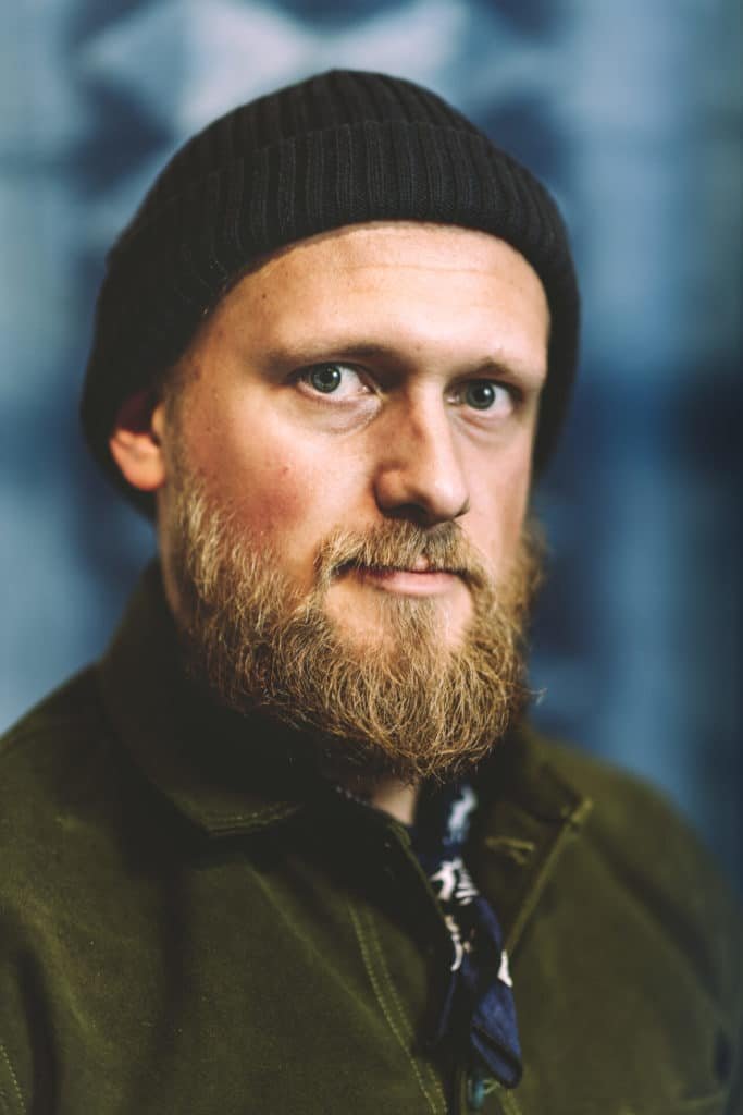 Blue Blooded Portfolio, male portrait, Moritz Fuchs from the New Heritage Festival.