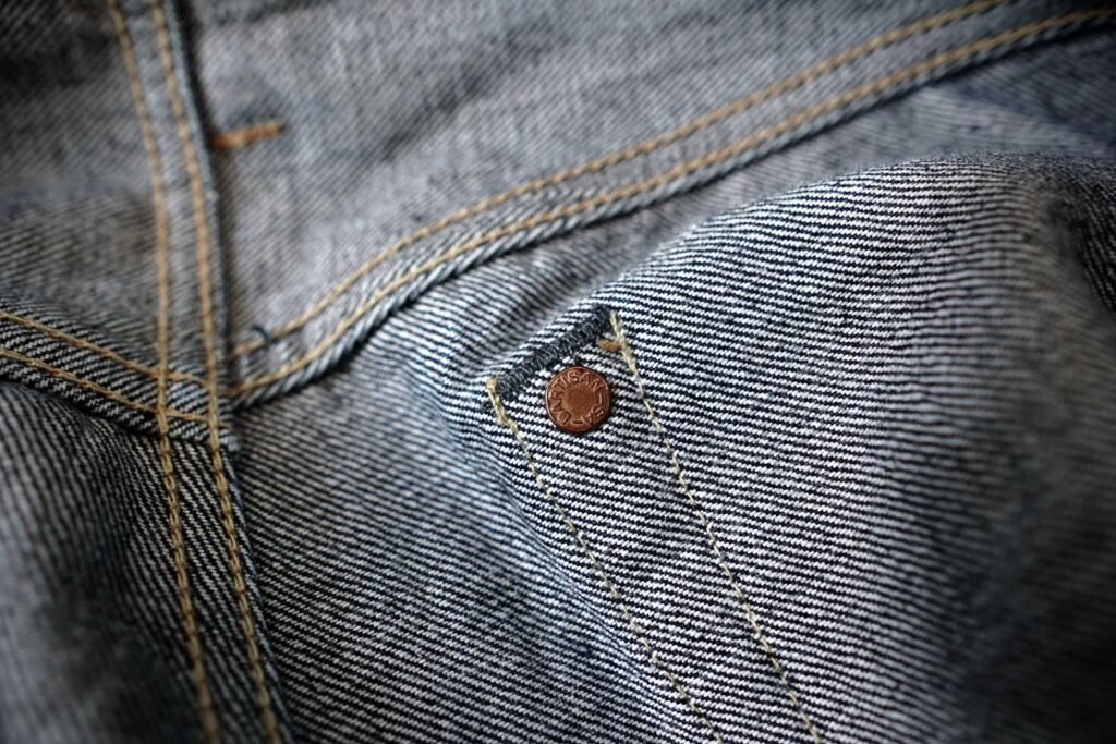 hidden rivet, jeans,