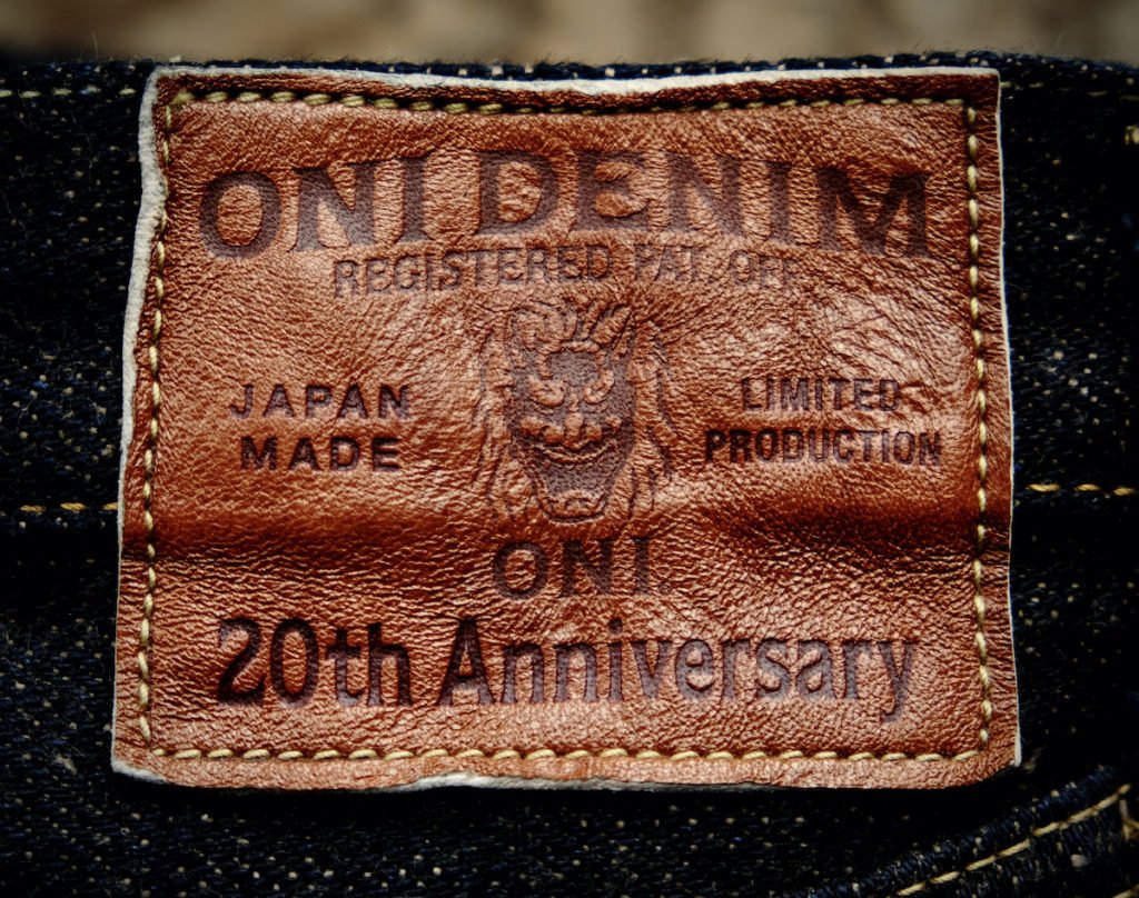Patch Close Up, Oni Secret Denim 20th Anniversary Moca Weft