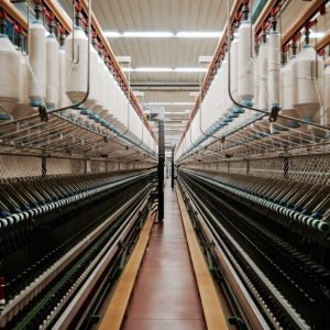 how denim is made, spinning ring spinning