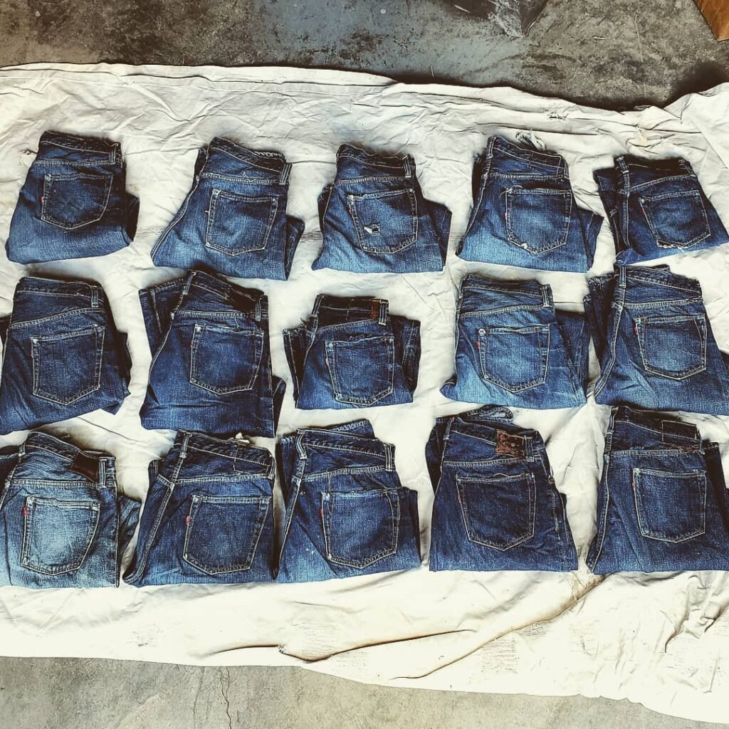 Brit Eaton, Denimhunters Podcast, vintage jeans, Levi's, vintage Levi's, originalindianajeans,